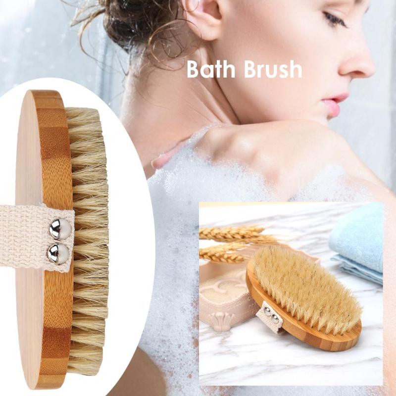 Natural Boar Bristle Organic Body Brush