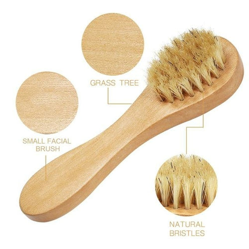 Natural Boar Bristle Organic Body Brush