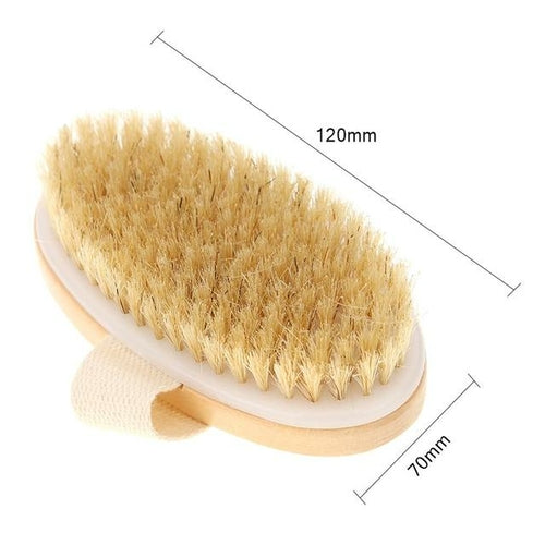 Natural Boar Bristle Organic Body Brush