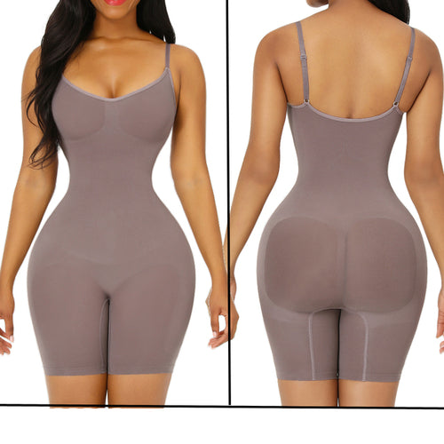 ShapEager Shapewear Seamless Shaper Butt-Lift High Panty Capri Body Shaper  Faja Colombiana 