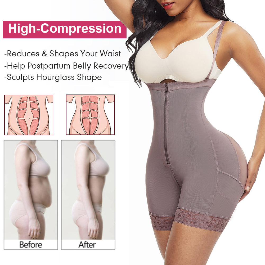 Waist Tummy Shaper High Waist Control Panties Compression Fajas