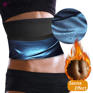 Sauna Waist Trainer Slimming Belt Men Gym Fitness Cincher Belly Control  Corset Sweat Fat Burning Women Body Shaper Weight Loss