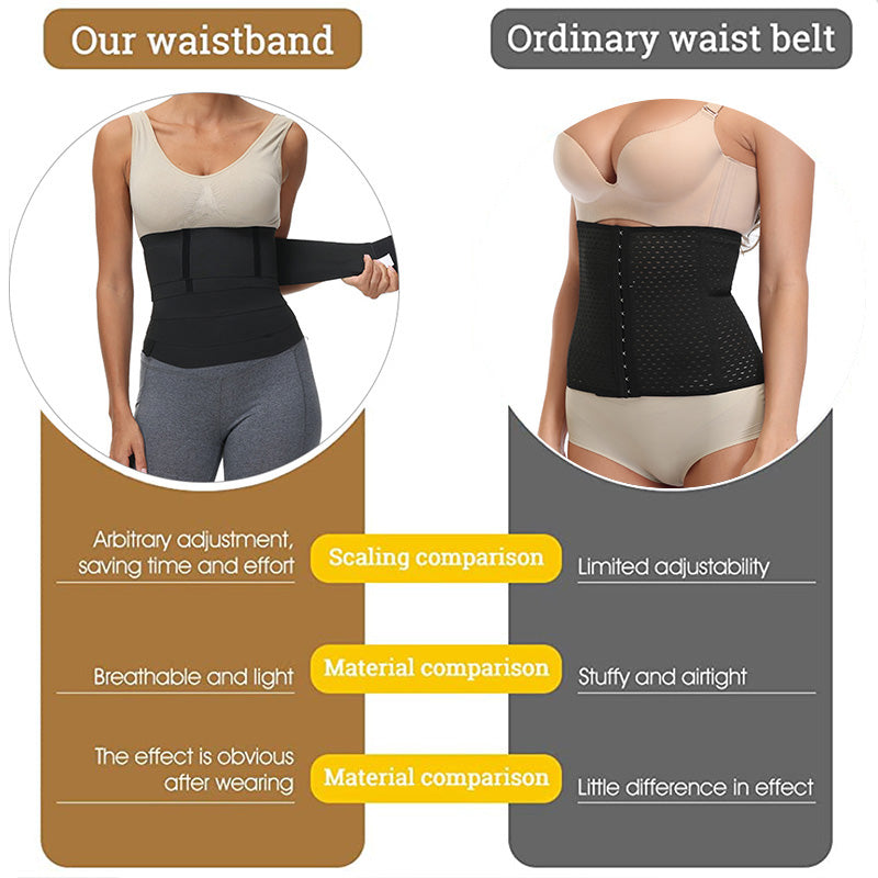 Invisible Women's Body Shaping Tummy Girdle Wrap Waist Lumbar